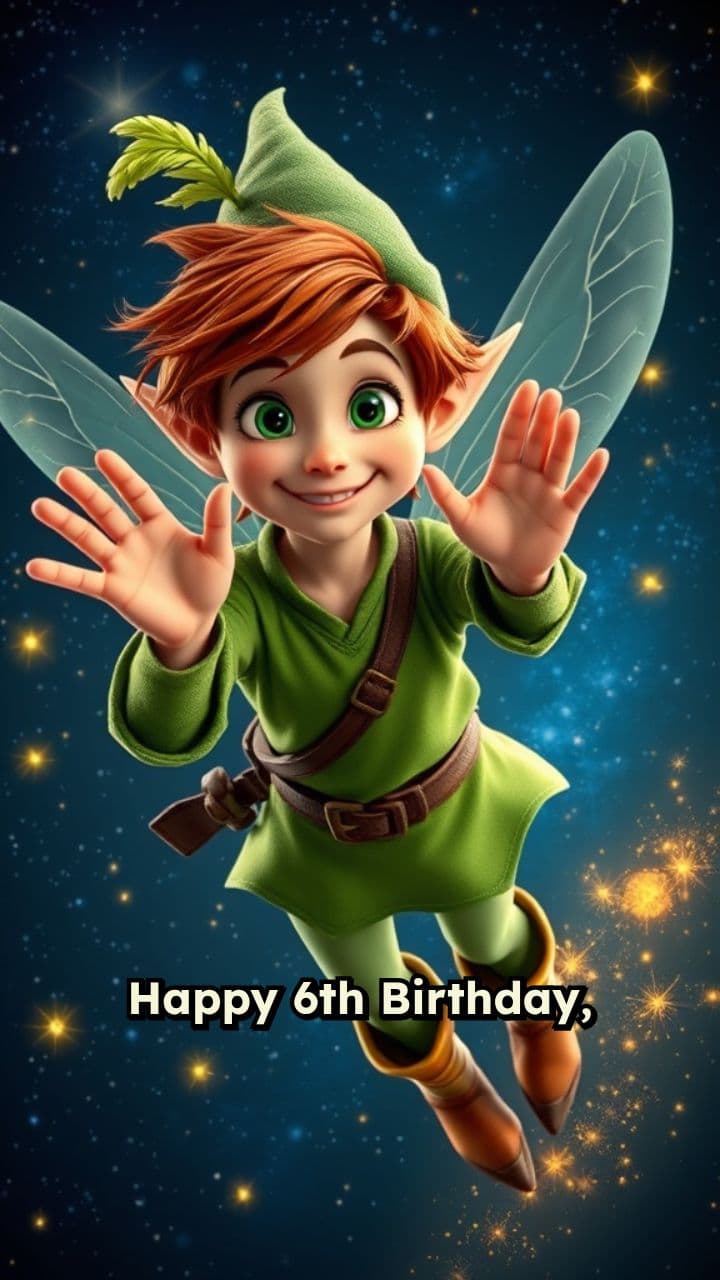 Peter Pan's Birthday Wish for Lou