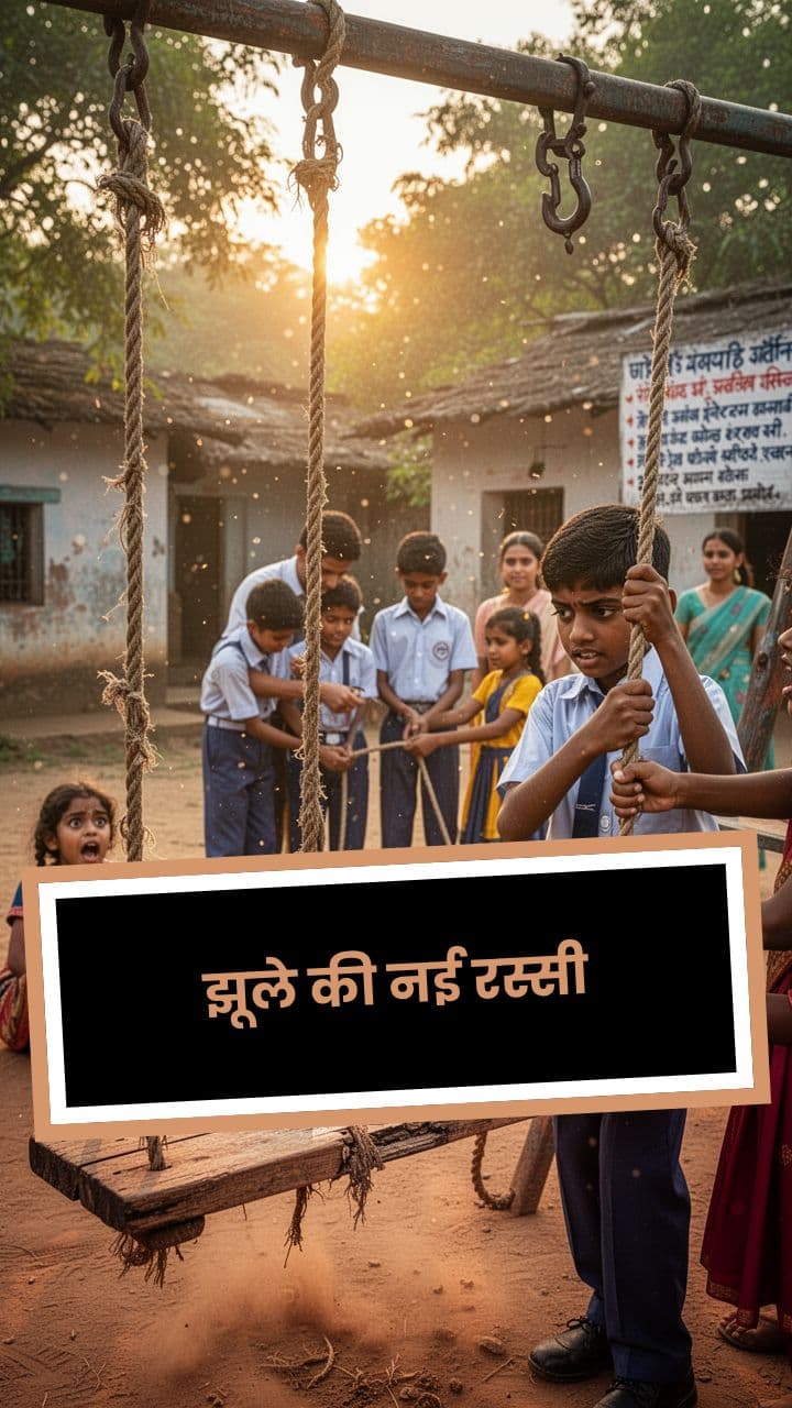 झूले की नई रस्सी