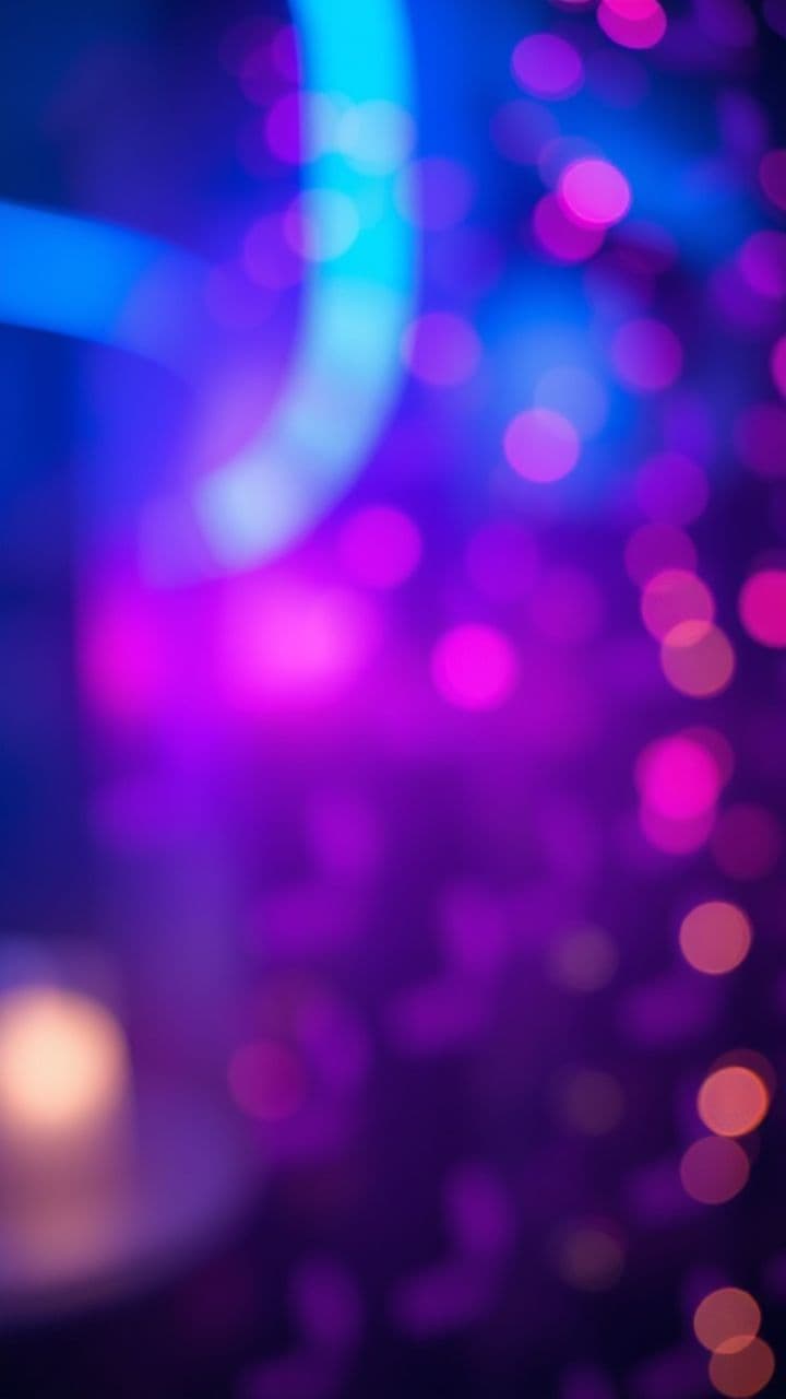 Neon Noel Under Electric Snow