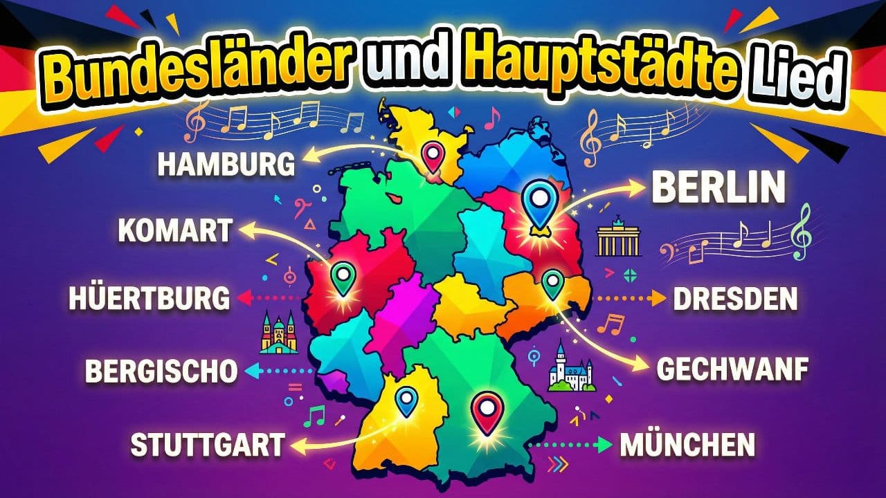 Bundesländer und Hauptstädte Lied