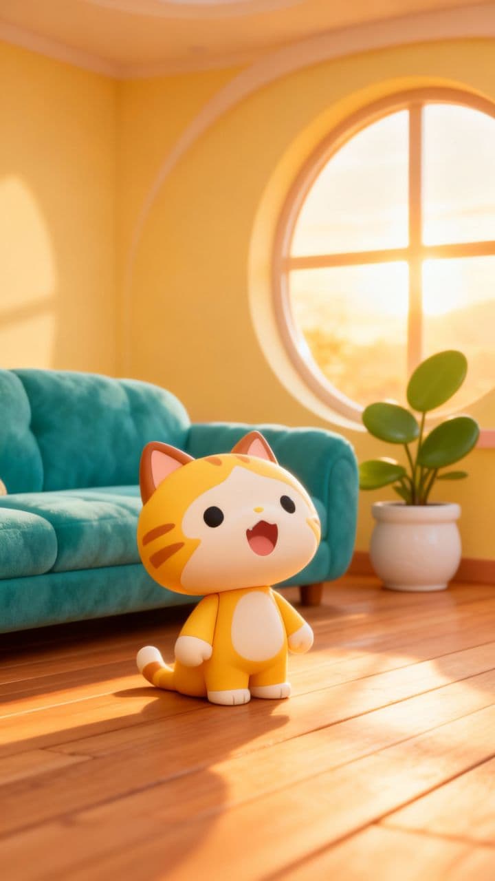 Meow and Purr Little Cat