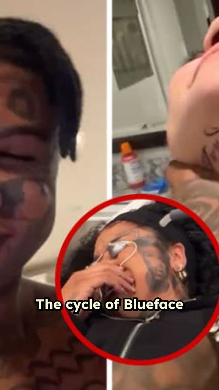 Blueface’s Tattoo Cycle Hits New Peak