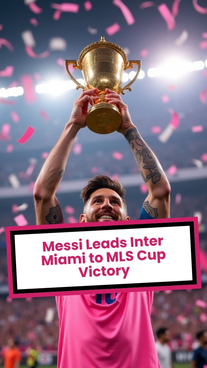 Messi Leads Inter Miami to MLS Cup Victory