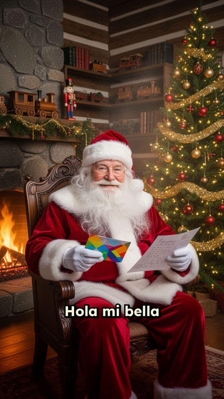 Mensaje de Santa para Samantha