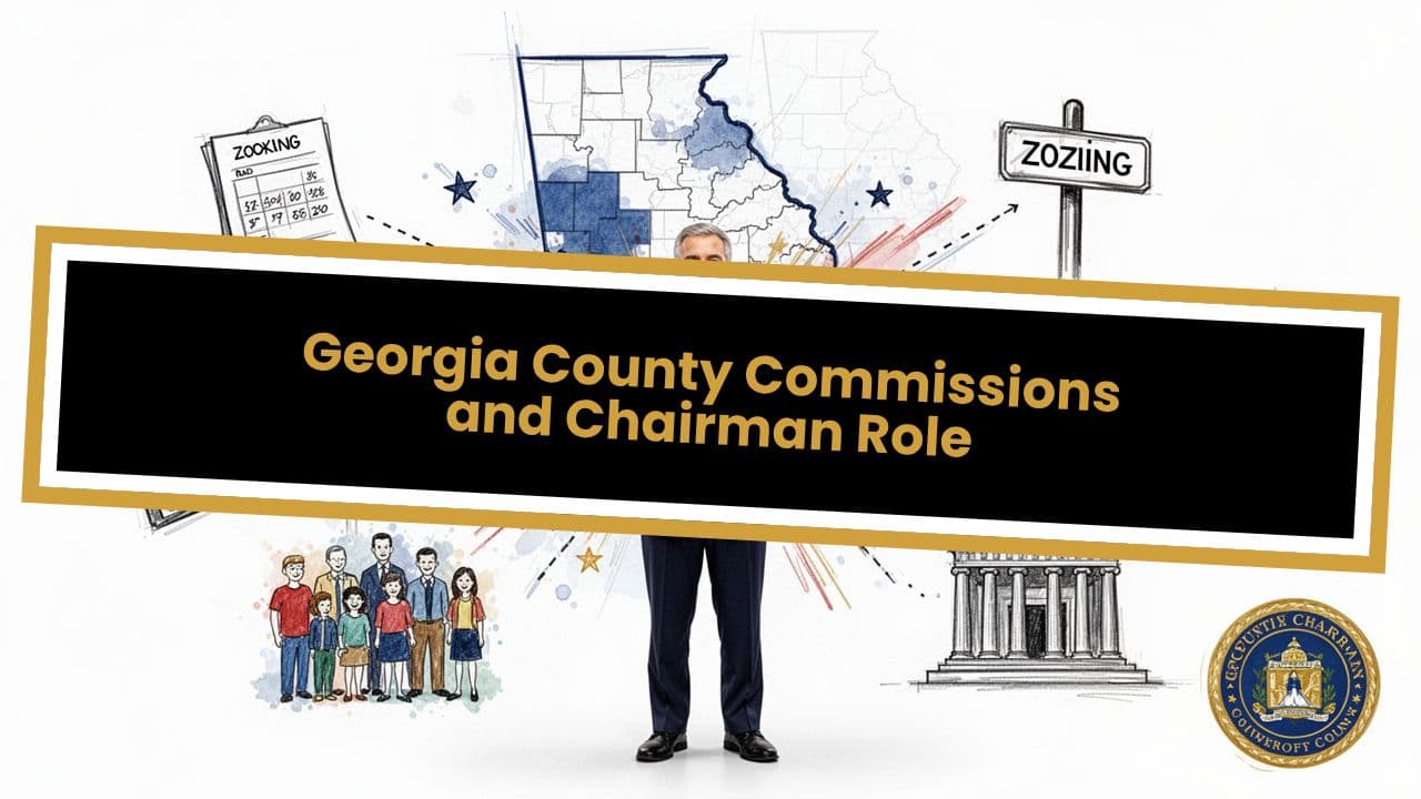 Georgia County Commissions and Chairman Role
