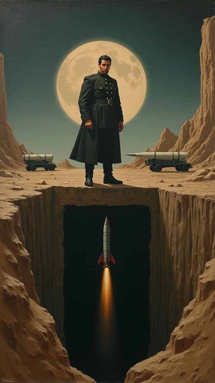 Ядерный гриб над землёй