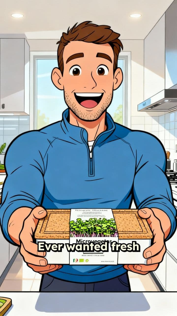 Microvegetas Microgreens Ad