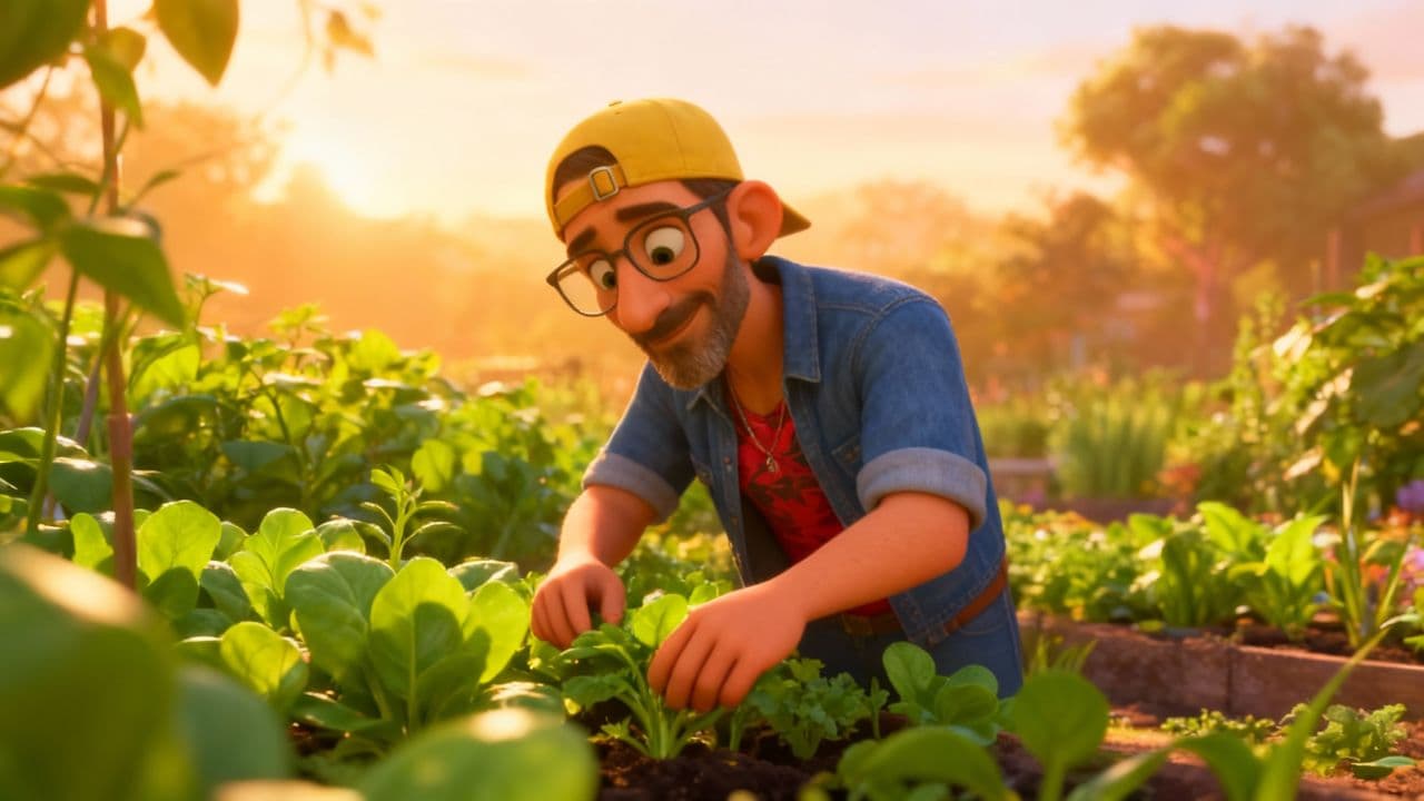 #6797 A Garden Love Story