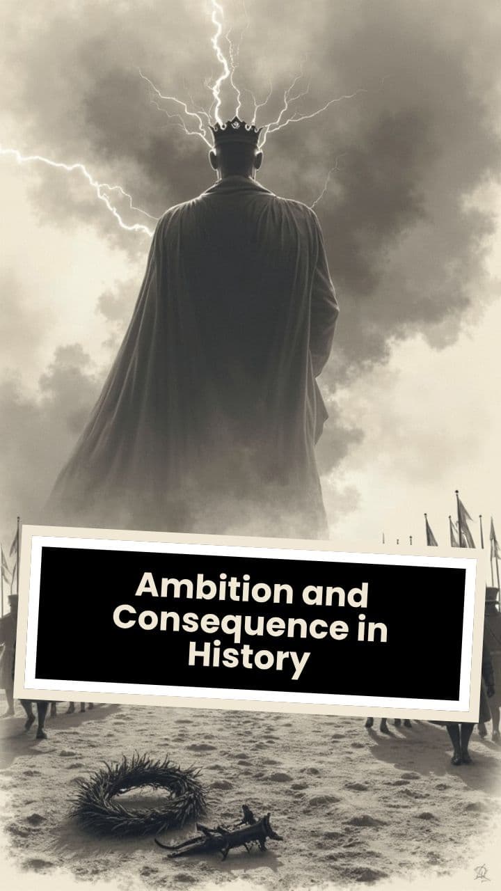 22. Ambition and Consequence in History