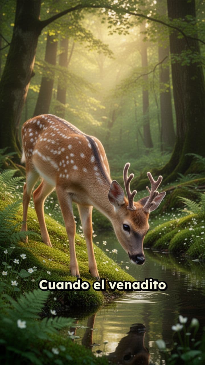 El venadito y su reflejo