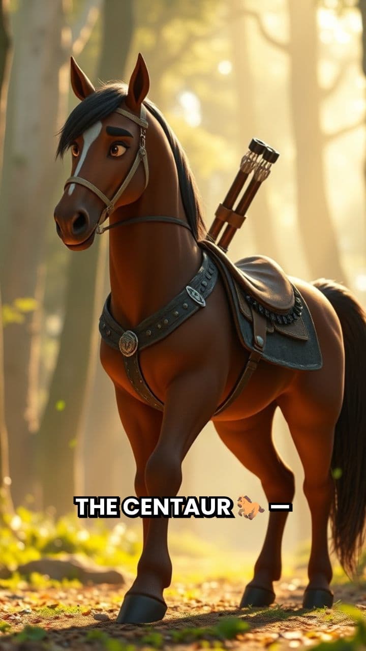 The Kind Centaur's Courage
