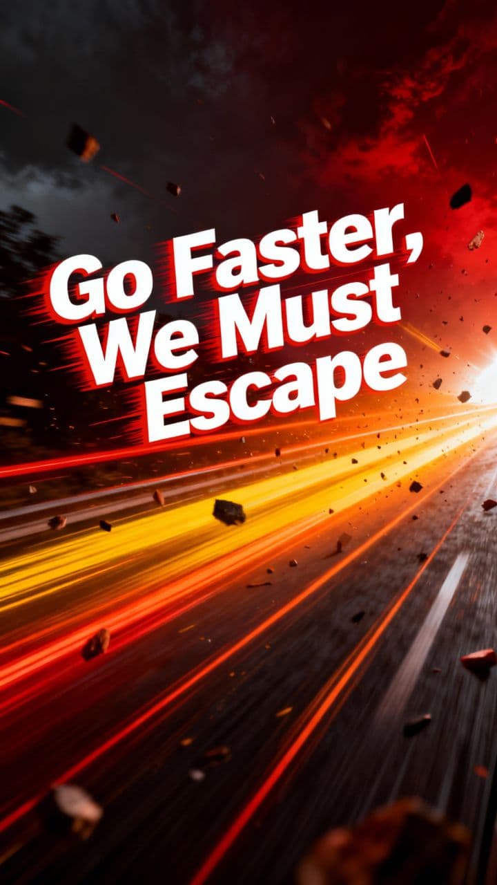 Go Faster, We Must Escape