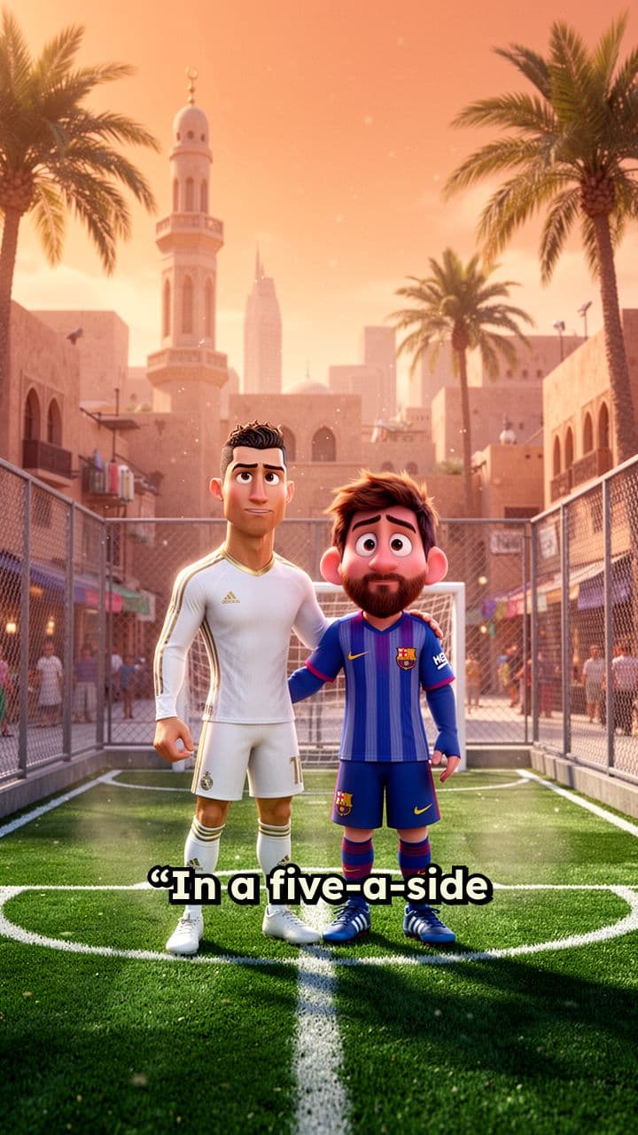Cristiano and Messi’s Comedic Clash
