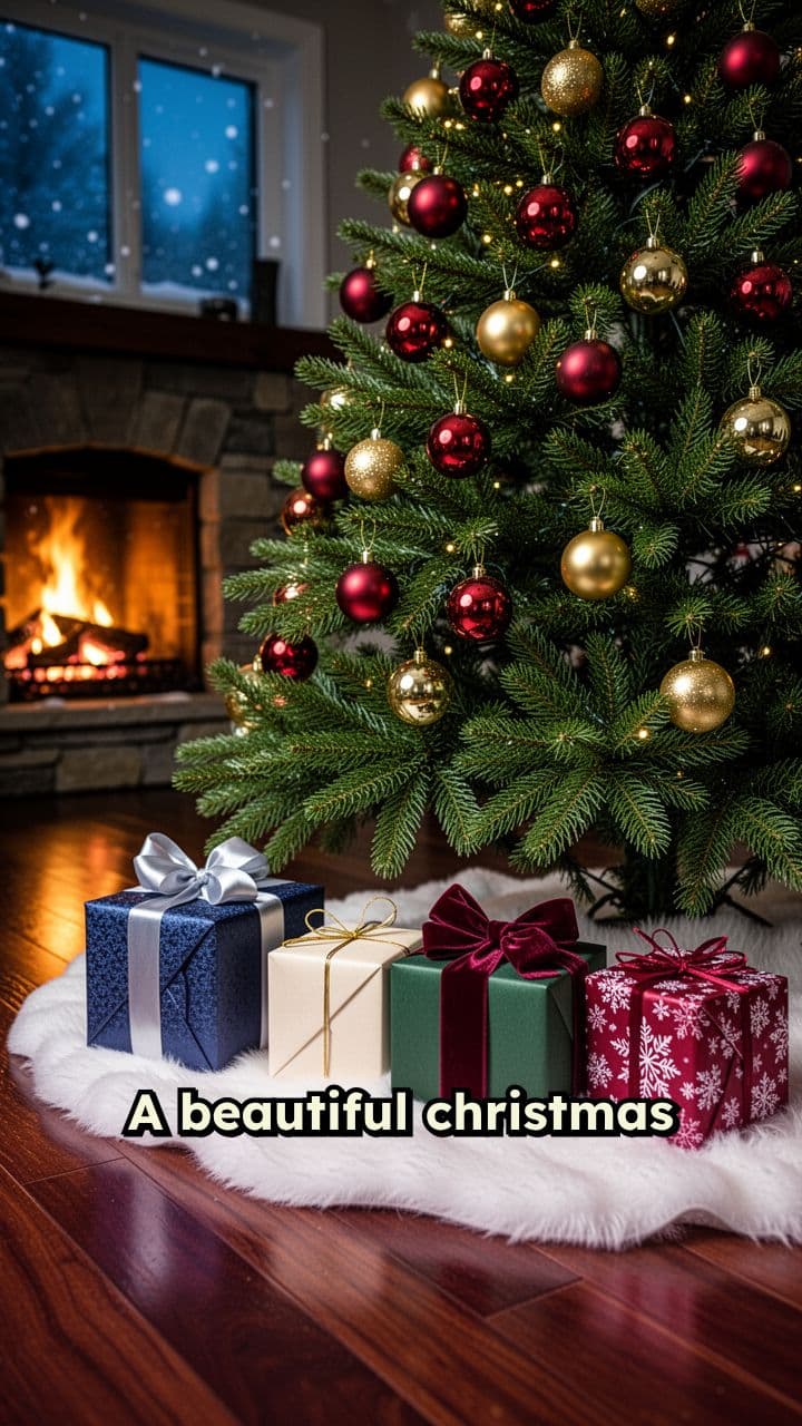 Merry Christmas Tree Star Reveal