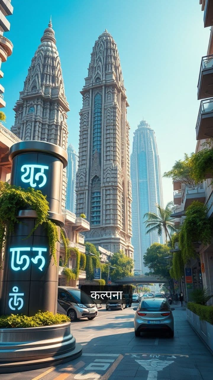 2125 की स्मार्ट और हरित भारतीय सड़कें