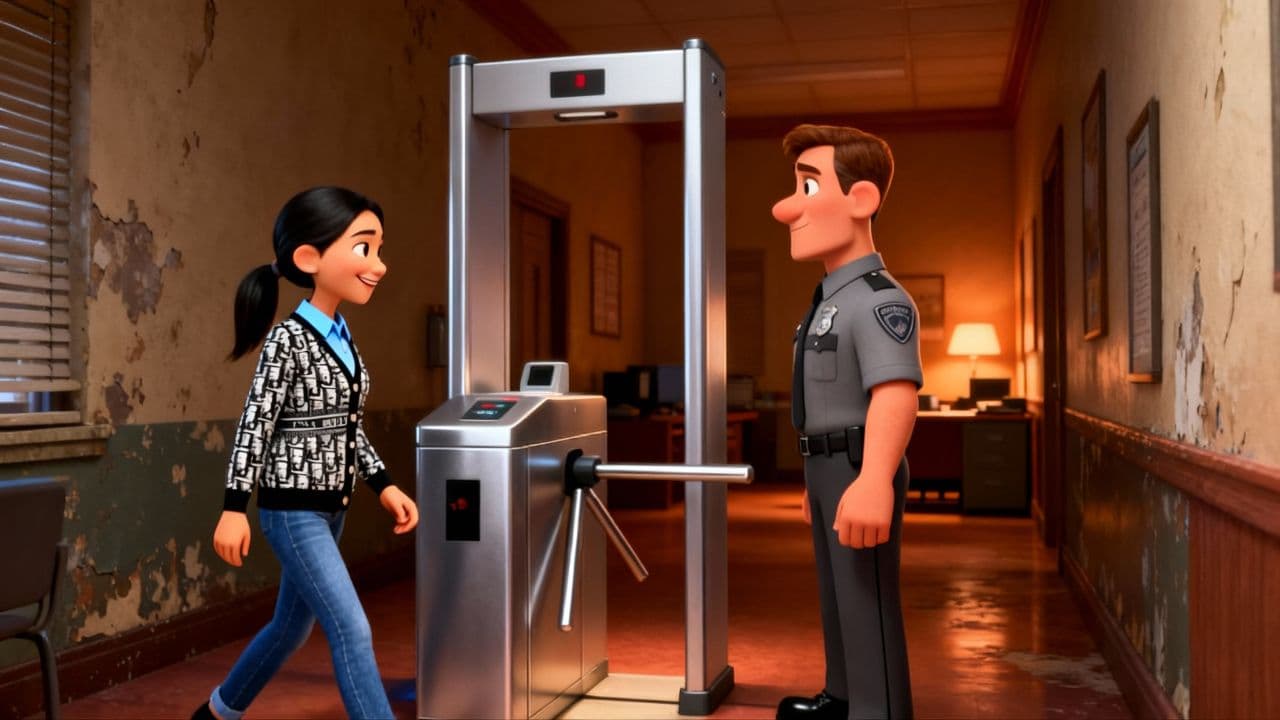 Встреча у турникета