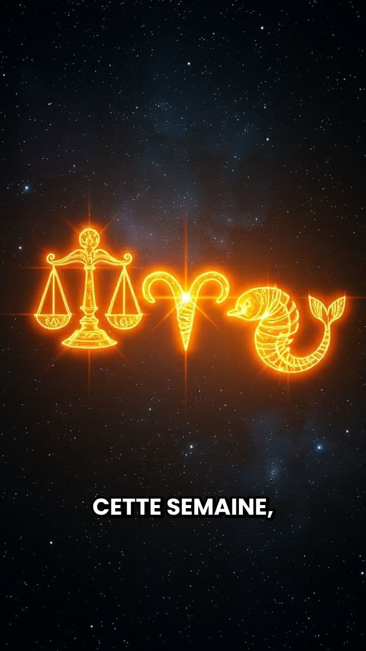 Trois signes chanceux cette semaine