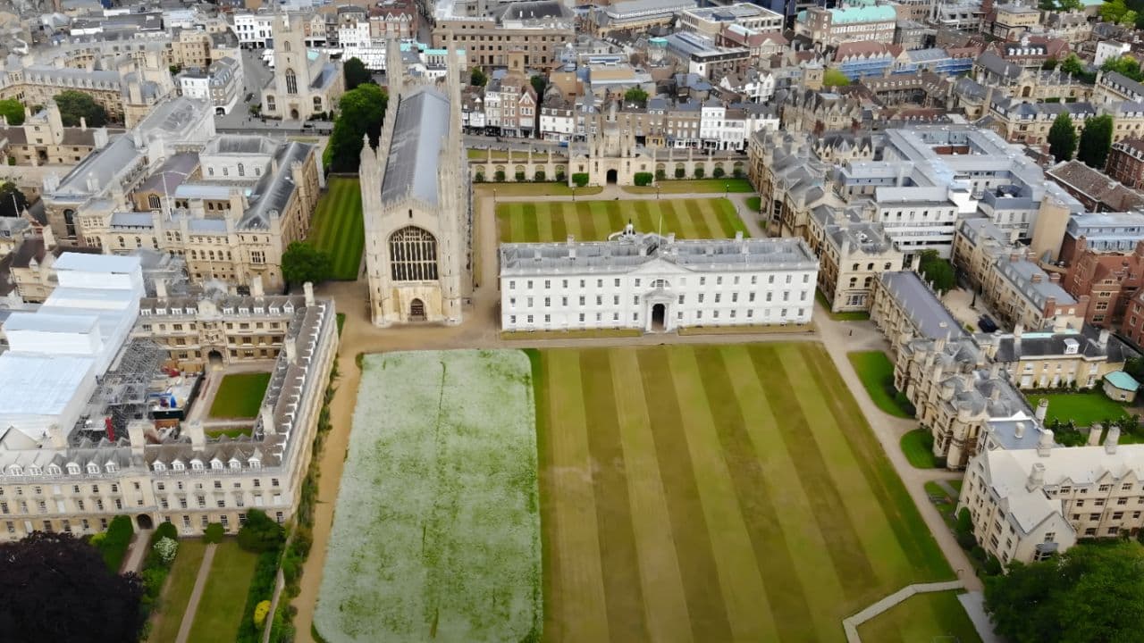 Cambridge Golden Hour Drone Flight