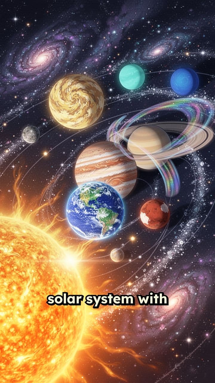 Colorful Solar System Names