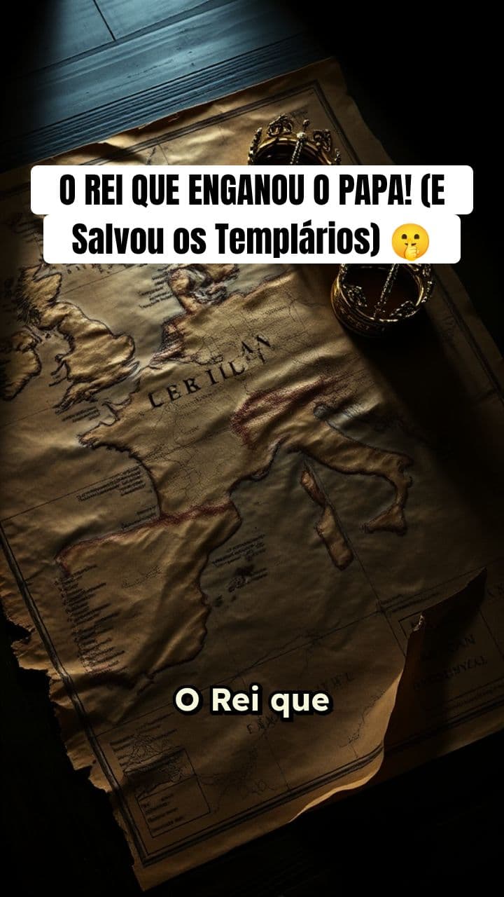 O REI QUE ENGANOU O PAPA! (E Salvou os Templários) 🤫
