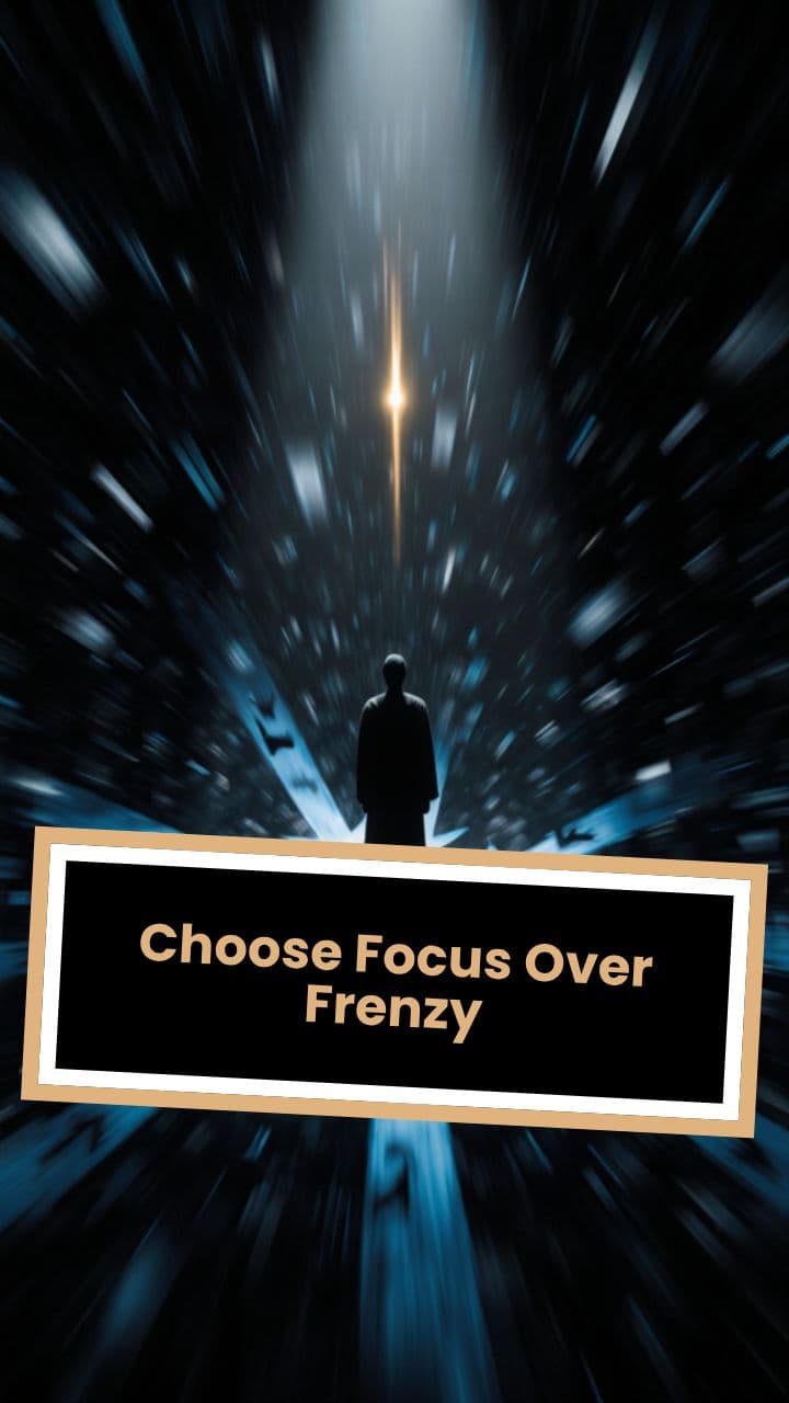 Choose Focus Over Frenzy