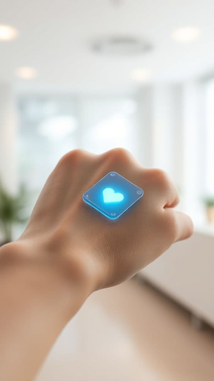 Parches de bienestar con tecnología táctil