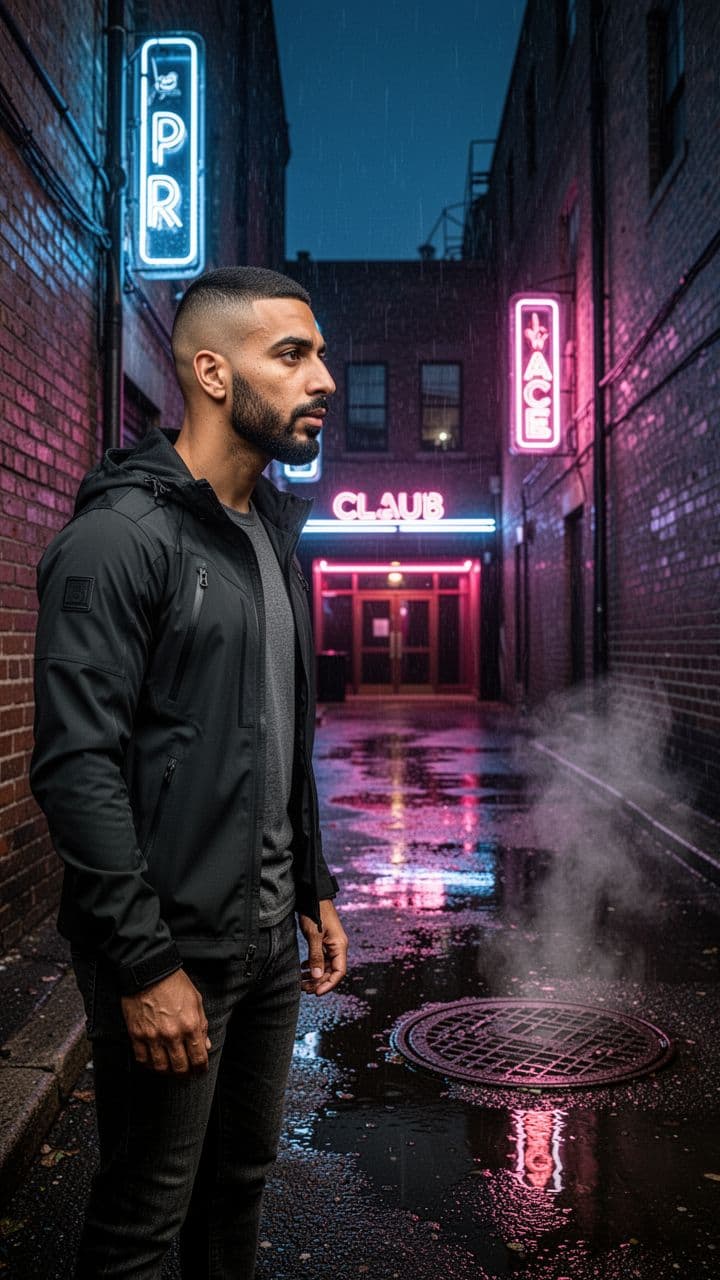 Sur la ligne blanche