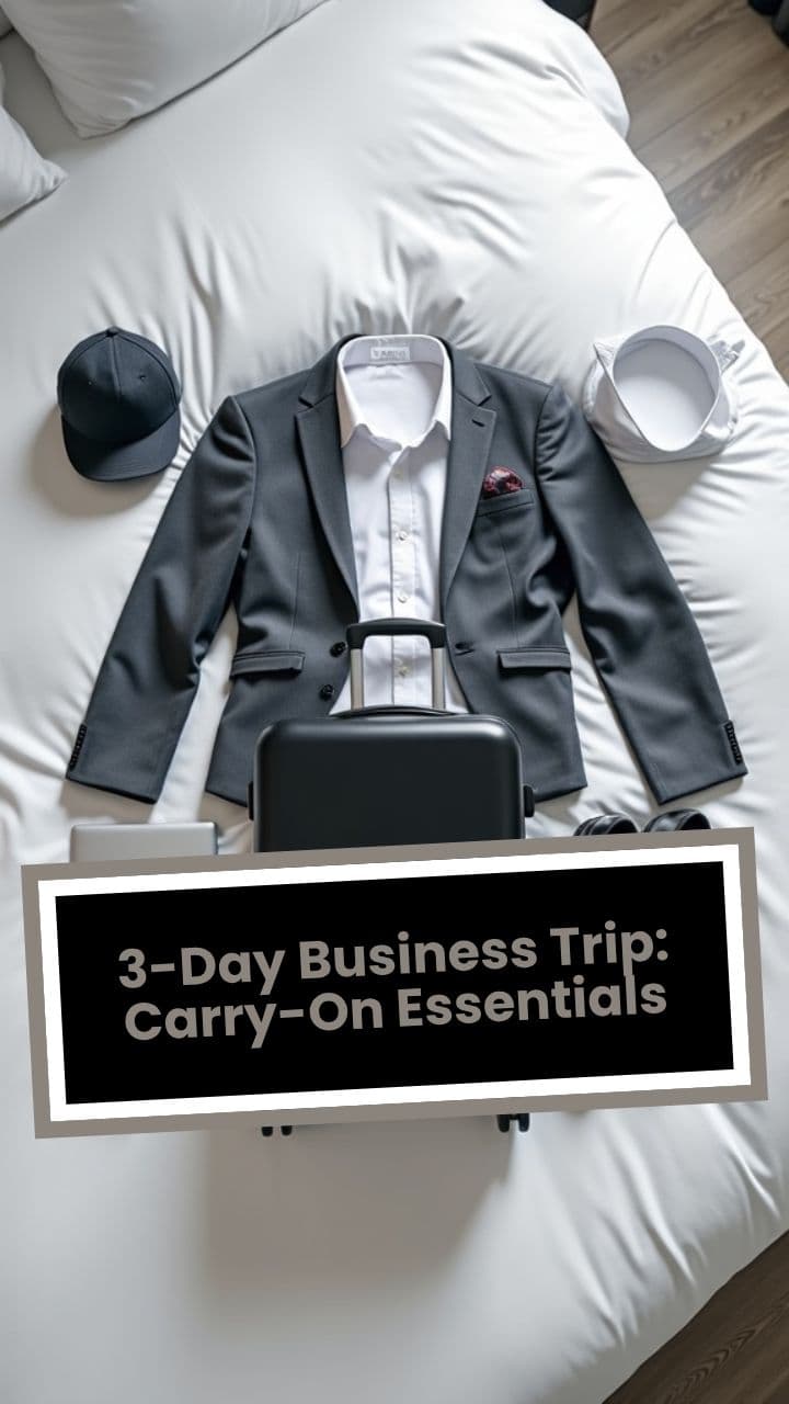 3-Day Business Trip: Carry-On Essentials