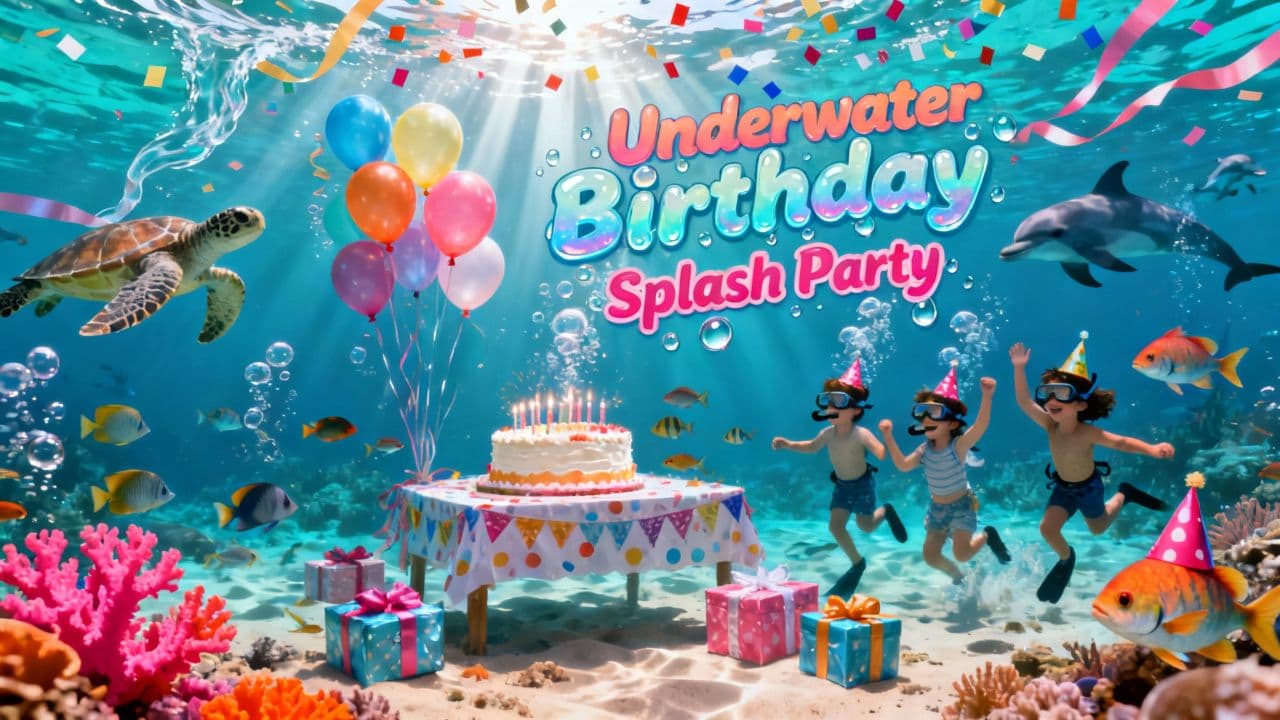 Underwater Birthday Splash Party