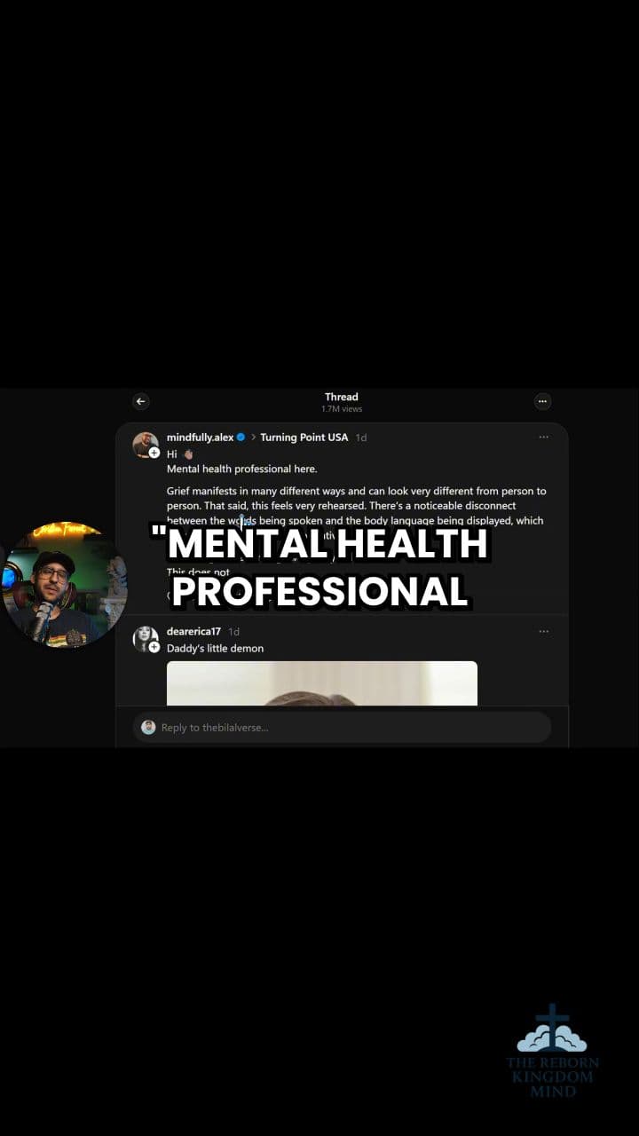 A Mental Health Professional's Analysis