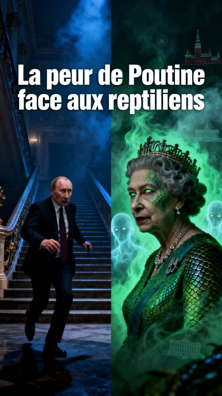 La peur de Poutine face aux reptiliens