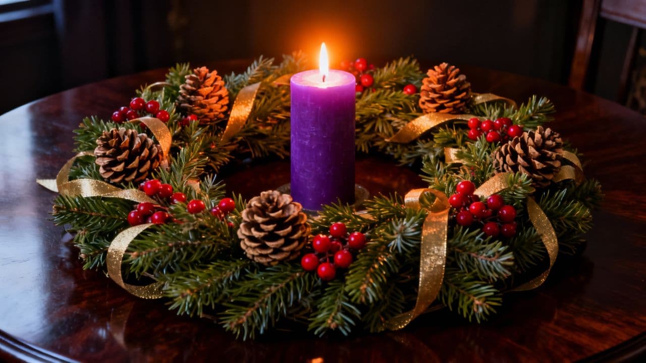 Advent Candle Lights