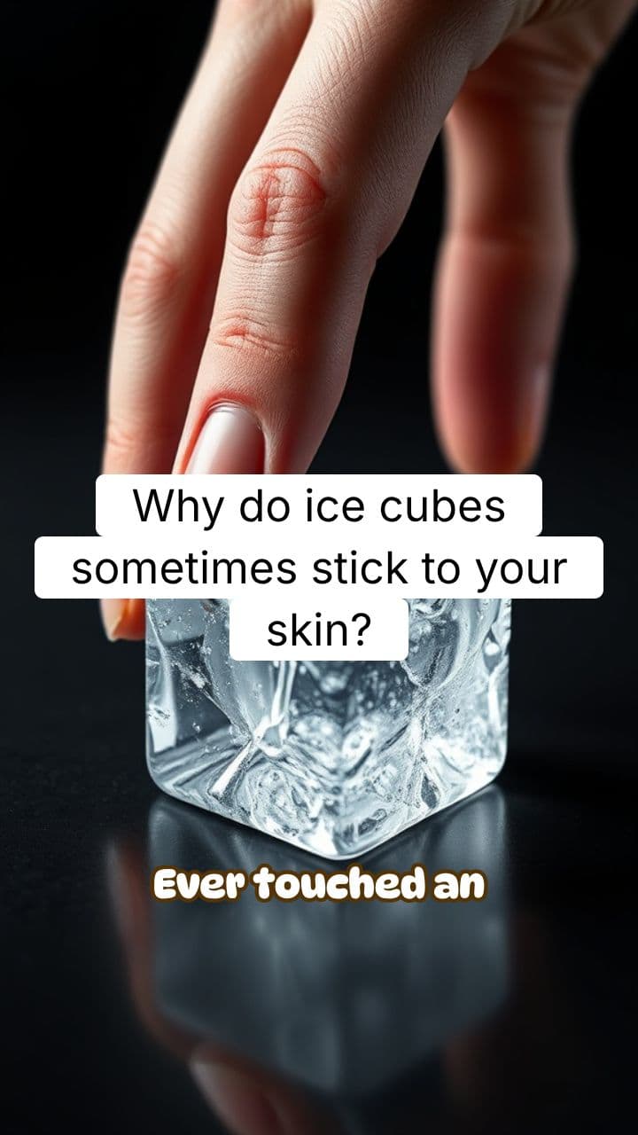 Why Do Ice Cubes Sometimes Stick to Your Skin? | RapidSmartFacts