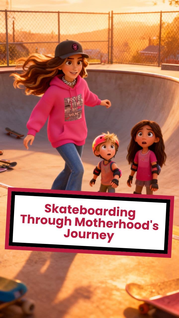 Skateboarding Through Motherhood's Journey