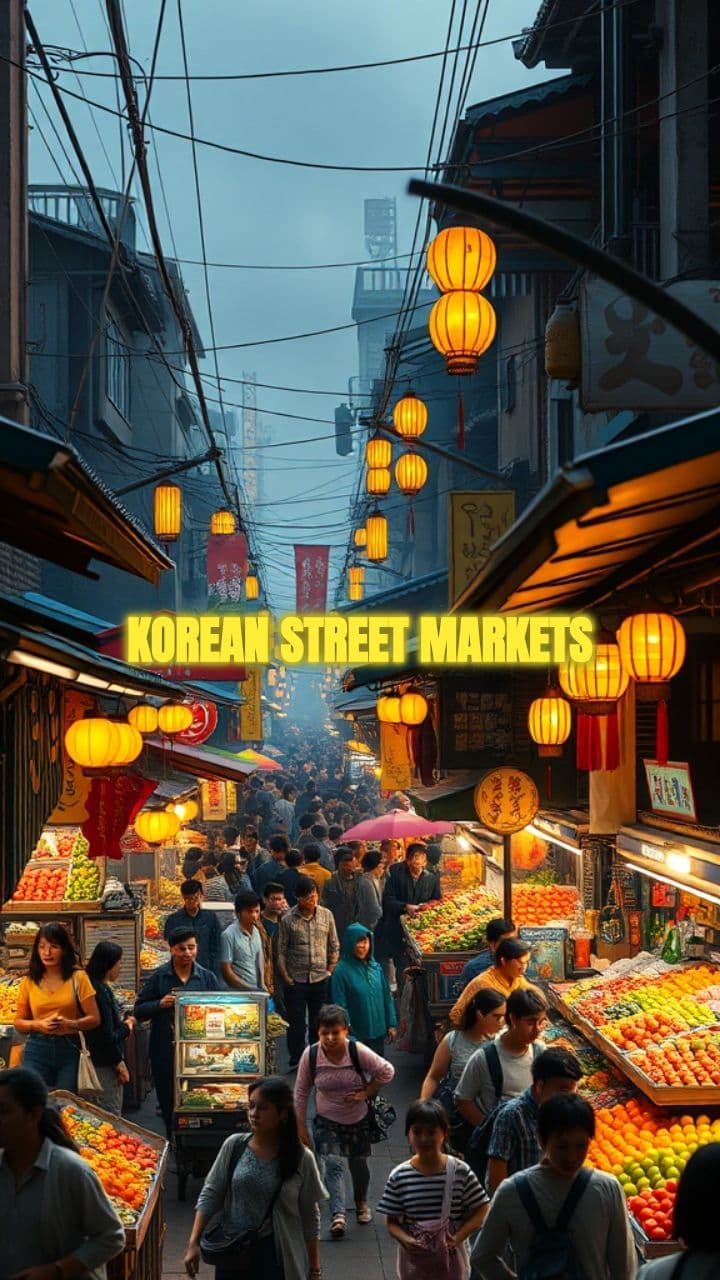 Chaotic Delights of Korean Street Markets