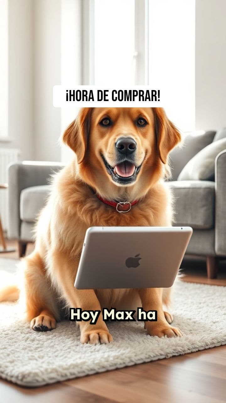 Max compra en Liberopet