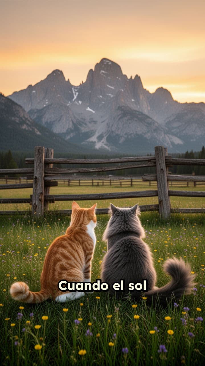 Atardecer Felino en la Montaña