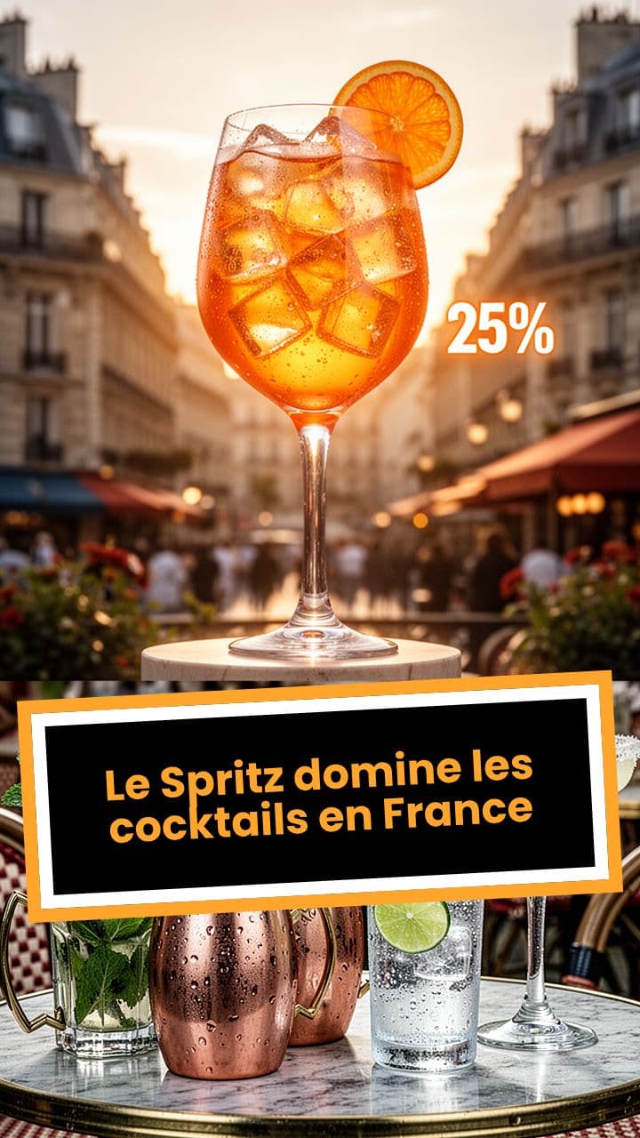 Le Spritz domine les cocktails en France