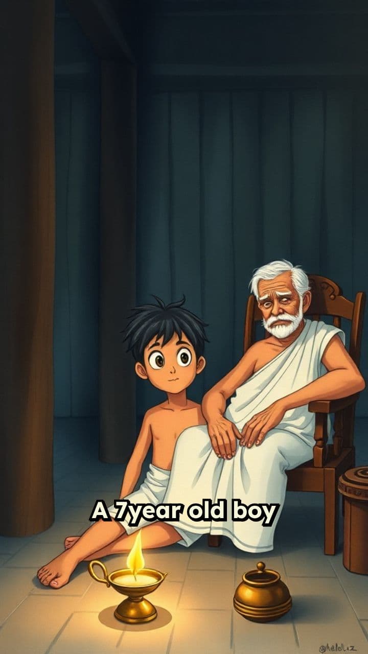 Lamp-Lit Talk in a Kerala Home