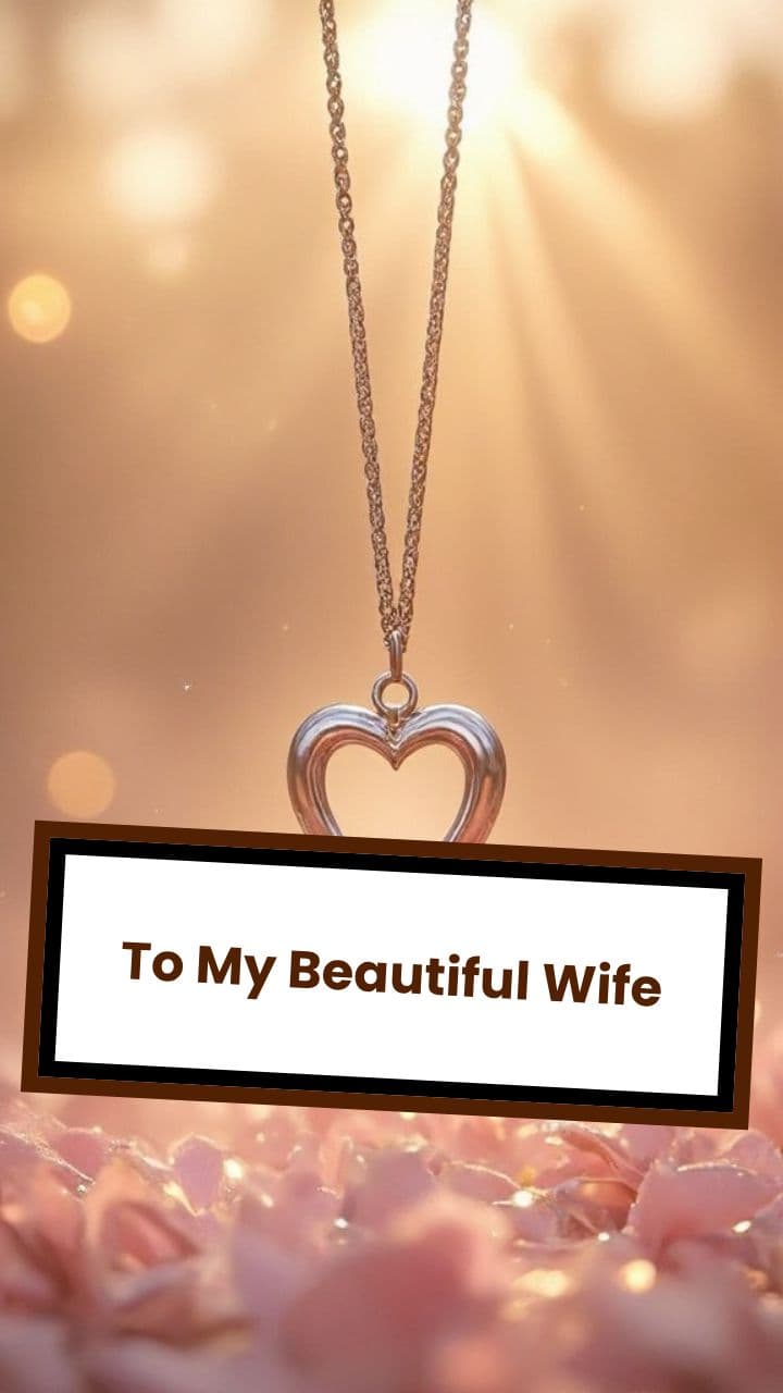 To My Beautiful Wife