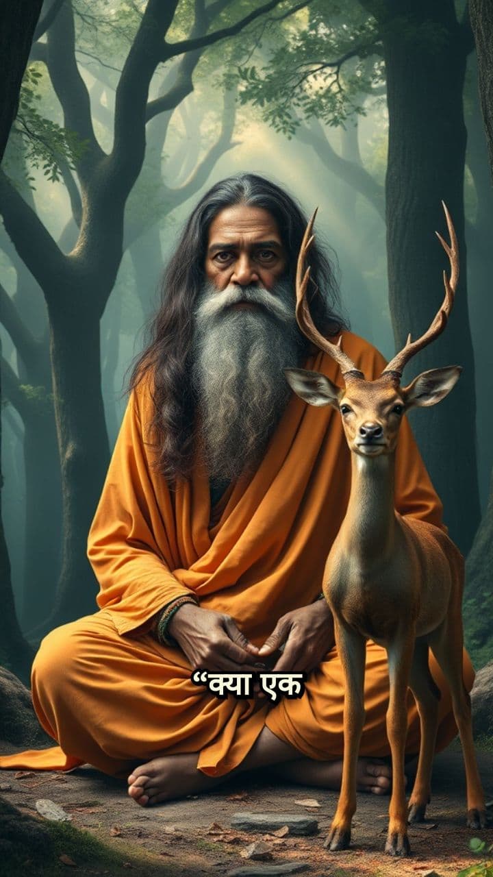 ऋषि और हिरनी का रहस्य