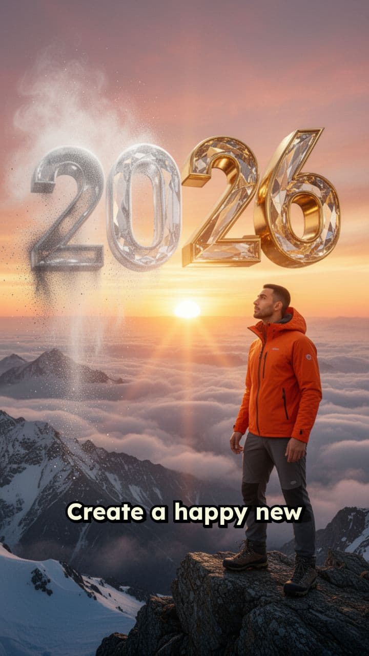 New Year Transition 2025 to 2026