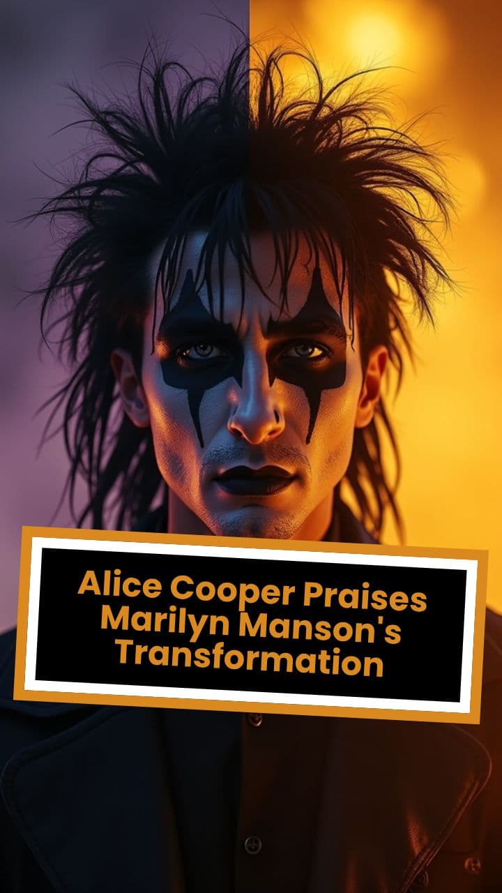 Alice Cooper Praises Marilyn Manson's Transformation