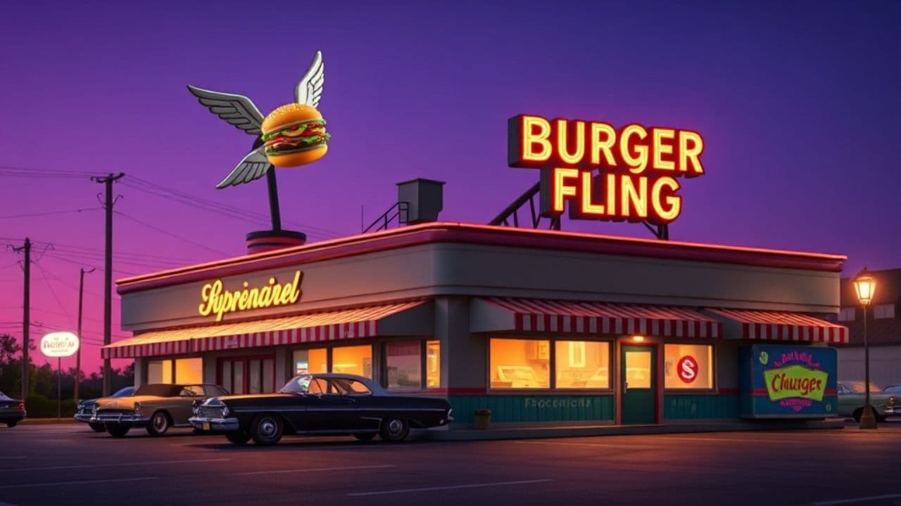 Bin Laden at Burger Fling