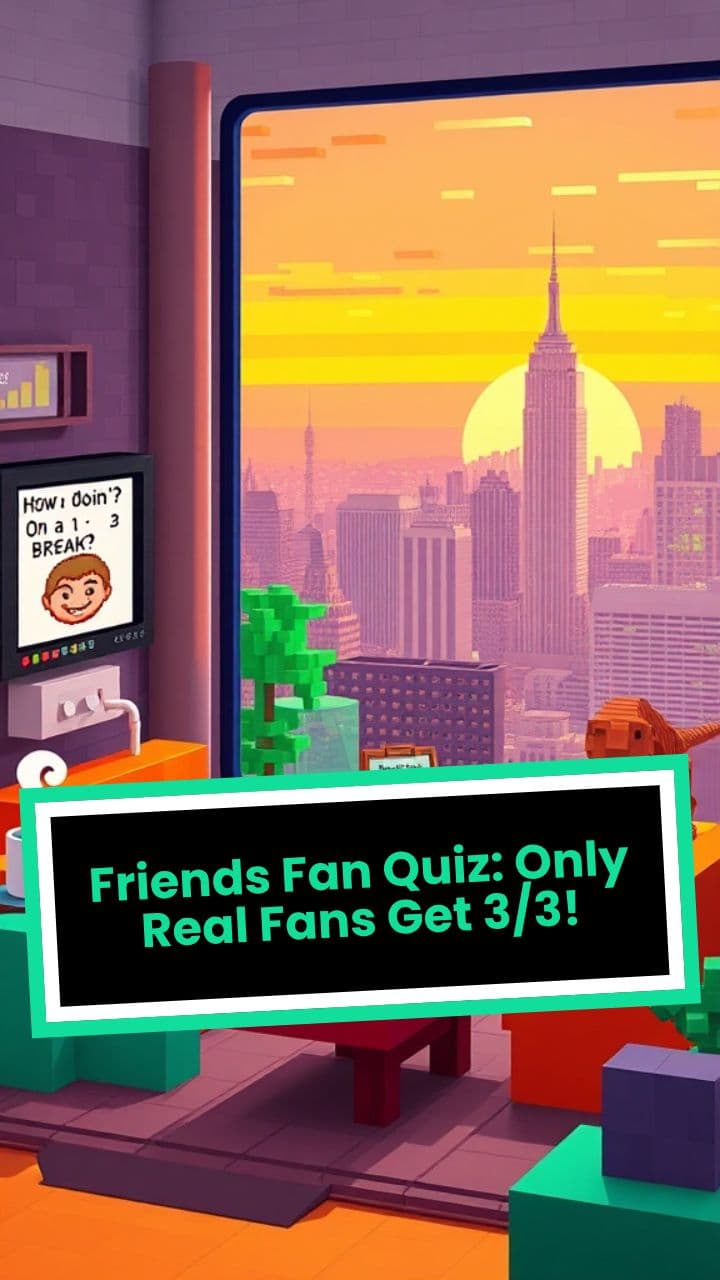 Friends Fan Quiz: Only Real Fans Get 3/3!