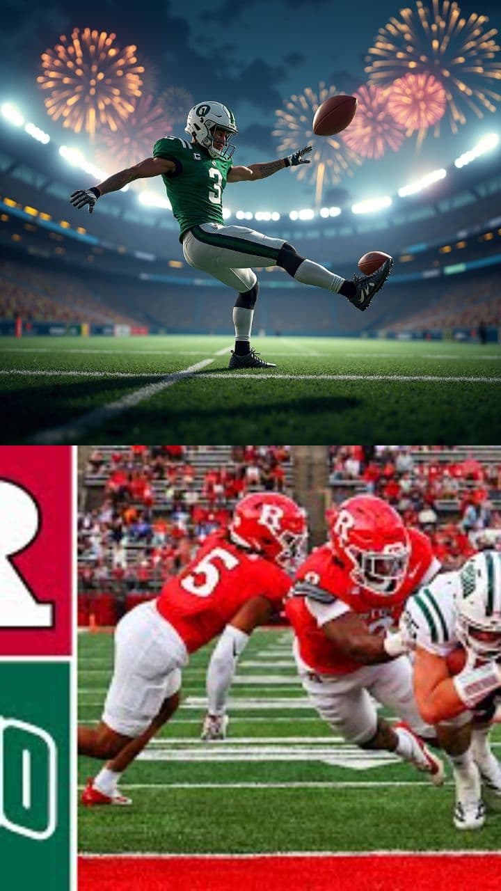 Rutgers Scores Touchdown on Fourth Down