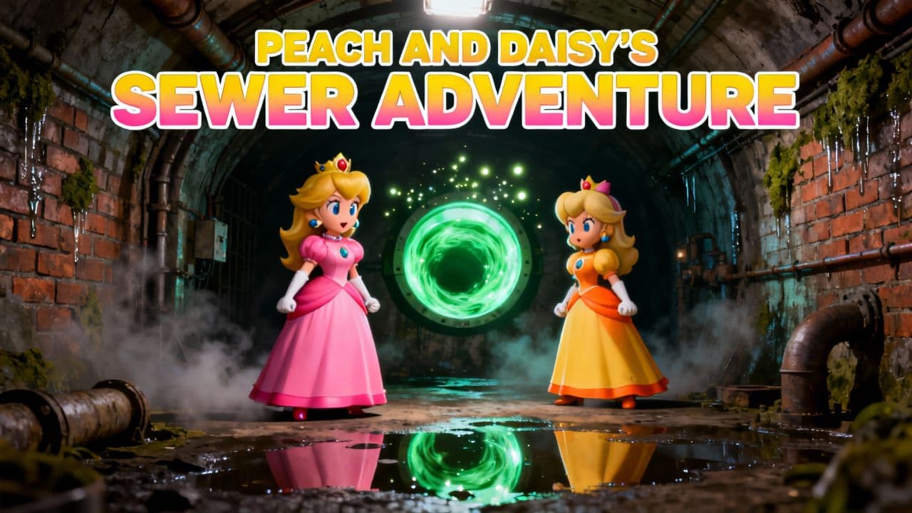 Peach and Daisy's Sewer Adventure