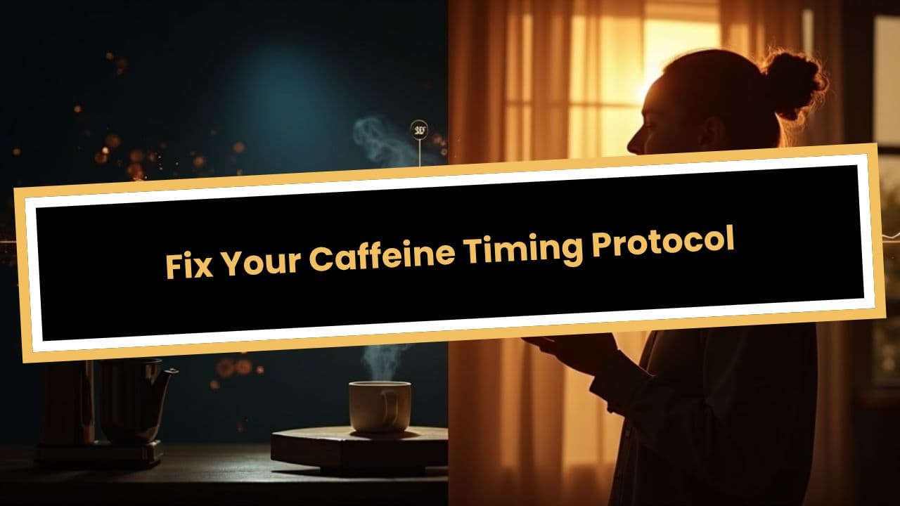 Fix Your Caffeine Timing Protocol