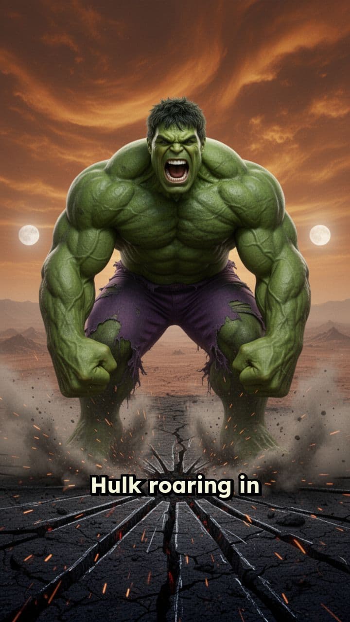 ہلک بمقابلہ تھانوس: طاقت کی آزمائش