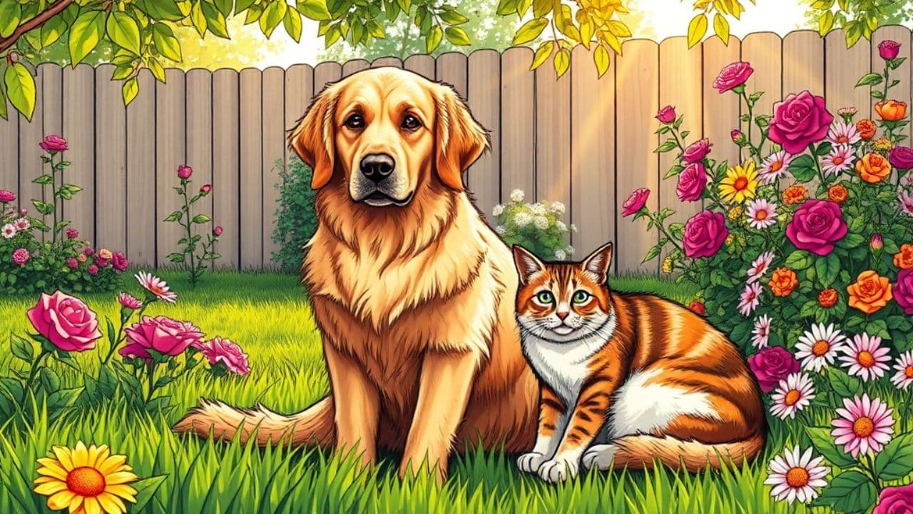 A Dog and Cat Friendship